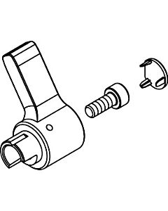 hansgrohe Umstellhebel für Elektronikmischer 92379000 Focus, PuraVida, Metris (G4)