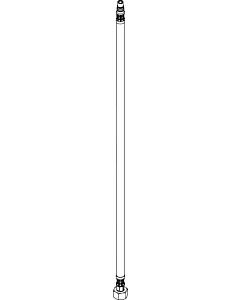 hansgrohe tuyau de pression DN 6 vis 3/8&quot; 600 mm 96556000