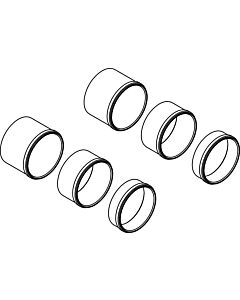 hansgrohe sleeve set Axor Uno washstand fitting 97971000 wall model