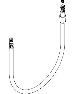 hansgrohe Brauseschlauch Axor Starck X Allegra 97475000 für Spültischmischer