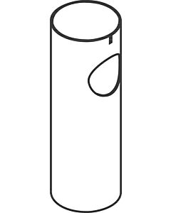hansgrohe tube design siphon labeled chrome 96554000