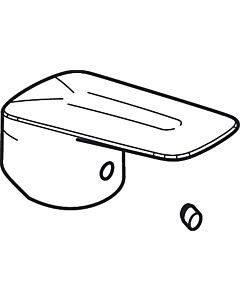 Mitigeur lavabo Hansgrohe Logis Slim M25, poignée 94376670, noir mat
