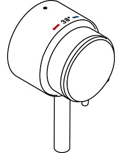 hansgrohe Triostatgriff kpl.Pharo Duschpaneel 25971000 Comfort Plus