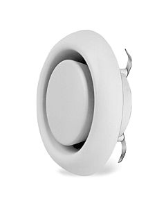 Helios Tellerventil KTVA 100, 0941 DN 100 mm, Kunststoff, für Abluft