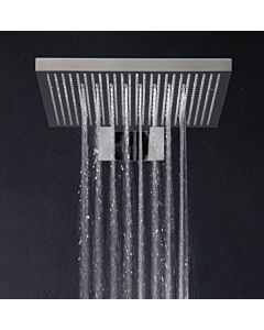 Herzbach LIVING SPA Wand-Regenbrause TWIN FLOW 11.044277.1.12 300x300mm, schwarz matt