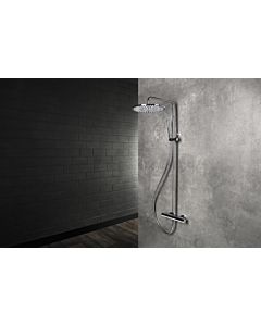 Herzbach Living Spa shower column 11.988230. 2000 .01 Ø 300 mm, with plastic hand shower, chrome