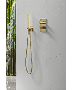 Herzbach Design iX PVD baignoire match0 21.914400.2.41 Laiton Acier, 2000 douche intégré, tuyau de douche match2 .250mm