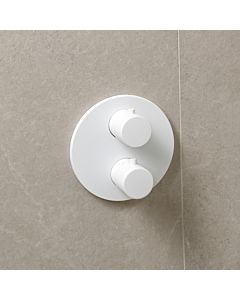 Herzbach Deep White final assembly set 23.500550. 2000 .07 for 1 Verbraucher , concealed thermostat, matt white