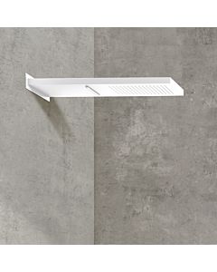 Herzbach Deep White overhead shower 23.661600.2.07 539 x 165 mm, for wall mounting, matt white