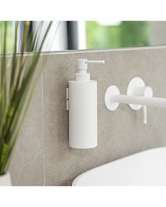 Herzbach Deep White Seifenspender 23.811000.1.07 für 200ml, Wandmontage, weiß matt