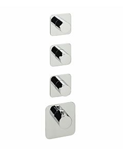 Herzbach Logic XL 3 set de montage final 36.523015. 2000 .01 pour module de thermostat Universal , chromé