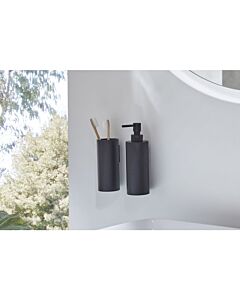 Herzbach Deep Black Seifenspender 23.811000. 2000 .12 black matt, wall mounting