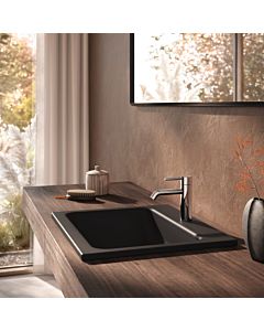 Herzbach DEEP Waschtischmischer M-Size 130mm 18.023100.1.01 mit PUSH-Ablauf Chrom