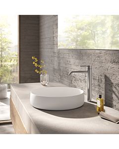 Herzbach DEEP iX single-hole basin mixer XL-Size 170mm 18.023200.4.09 without drain, stainless steel