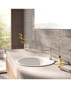 Mitigeur de lavabo Herzbach DEEP iX Slim S-Size 18.023220. 2000 .09 sans drain en acier inoxydable