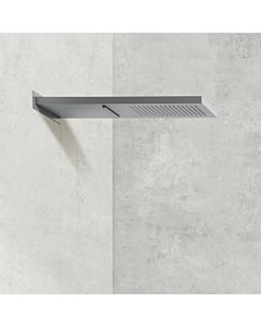 Herzbach Deep Gray rain shower 23.661600.2.06 537 x 165 mm, for wall mounting, gray matt