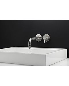 Herzbach Fertigmontageset 28.203756.1.09 Unterputz, -Waschtischarmatur, Auslauf 160 mm, Edelstahl gebürstet