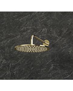 Herzbach LIVING SPA bras mural 350mm 70 30.960350. 2000 .03 rond coudé PVD or