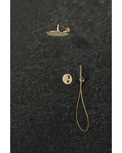 Herzbach LIVING SPA bras mural 420mm 70 30.960420. 2000 .03 rond coudé PVD or