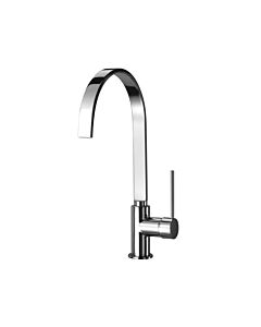 Herzbach Design New Küchenarmatur 10.135240.1.01 chrom, Ausladung 22,9 cm, seitliche Betätigung