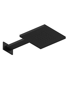 Herzbach LIVING SPA wall-mounted rain shower TWIN FLOW 11.044277. 2000 .12 300x300mm, matt black