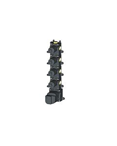 Herzbach UP-Thermostat-Modul Logic XL 4 f 4 Verbraucher mit Logic-Thermoelement