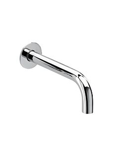 Herzbach Living Wannen Wandauslauf 11451400101 1/2"", 210 mm mit Rosette 65 mm, chrom