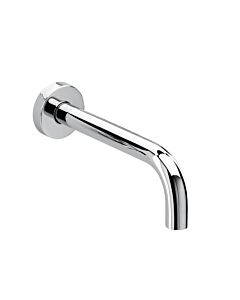 Herzbach Living Wannen Wandauslauf 11451400201 1/2"", 250 mm mit Rosette 65 mm, chrom