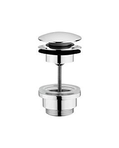 Herzbach Universal Ablaufventil 11452300101 mit Staufunktion, rund, chrom