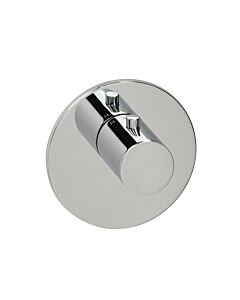 Herzbach Logic XL 11.500100. 2000 .01 for single thermostat module, d= 116mm, chrome
