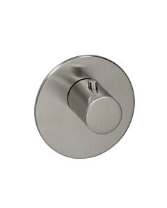 Herzbach Logic XL 11.500100. 2000 .09 pour module de thermostat simple, d= 116mm, acier inoxydable brossé