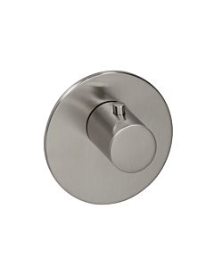 Herzbach Logic XL 11.500100. 2000 .09 pour module de thermostat simple, d= 116mm, acier inoxydable brossé