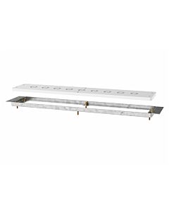 Herzbach mounting frame 11.500180. 2000 .09 for tile 2000 fittings, with mounting plate