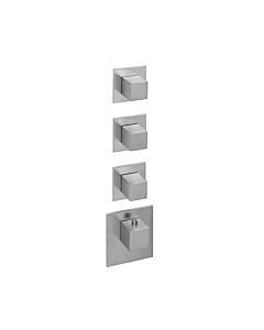 Herzbach Logic XL Herzbach Logic XL 11.523010.2.09 Universal thermostat module, 4 angular Universal covers, brushed stainless steel