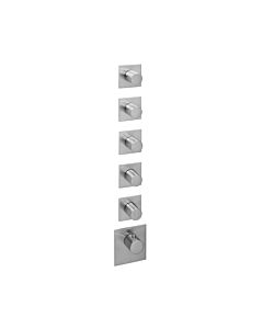 Herzbach Logic XL Herzbach Logic XL 11.525010. 2000 .09 module de thermostat Universal , 6 tableau de bord carré, acier inoxydable brossé