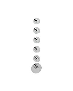 Herzbach Logic XL 5 set de montage final 11.525015. 2000 .01 module de thermostat Universal rond chromé