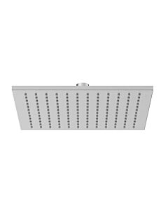 Douche de pluie Slim LIVING SPA Herzbach 250x250 mm, acier inoxydable