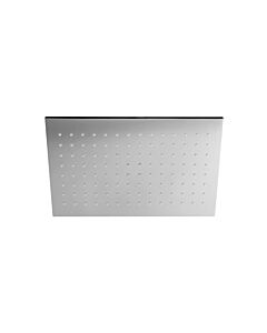 Herzbach Living Spa Kopfbrause 11600340201 chrom, 340 x 220 mm, Slim 8 mm, Clean-Effekt