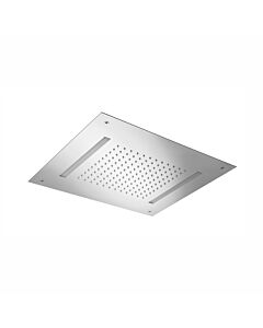 Herzbach Living Spa pluie de lumière colorée 11.600500.2.01 500x500mm, pluie, acier inoxydable poli