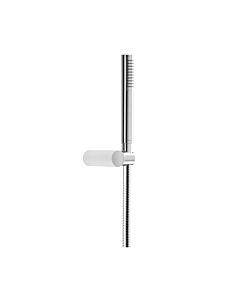 Herzbach Design New Wannenset 11620221101 chrom, Stabhandbrause ABS, mit Schlauch