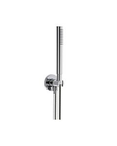 Herzbach Living Spa tub set 11.620222.4.01 chrome, with cone holder, shower connection elbow, 2000 .600mm, round