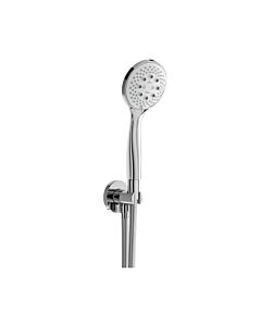 Herzbach Living Spa tub set 11.620225.4.01 chrome, with cone holder, shower connection elbow, 2000 .600mm, round
