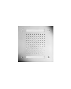 Herzbach Living Spa Farblicht-Regenbrause 11.630300.2.01 Edelstahl poliert, 300x300mm, Regen