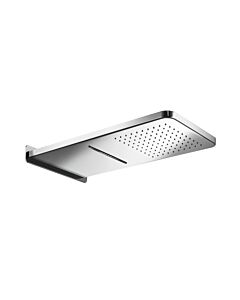 Herzbach Living Spa Wand-Regenbrause 11.664000.1.01 Edelstahl poliert, 593x270mm, Regen/Schwall