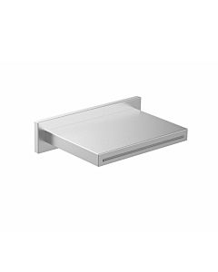Herzbach Living Spa Schwallauslauf 11694000109 Edelstahl gebürstet, Wandmontage