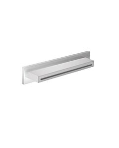 Herzbach Living Spa bec de mur d&#39;inondation 11.697000. 2000 .01 acier inoxydable poli, pour montage mural en saillie