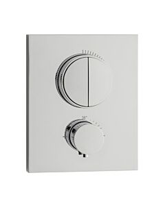Herzbach NeoCastell set de montage final 11.803050.2.01 pour 2 Verbraucher , thermostat encastré, chromé