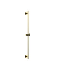 Herzbach MODUL7 seven round shower wall bar 11.965900.1.03 100cm, continuously adjustable, PVD Gold