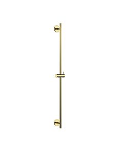 Herzbach MODUL7 seven round Dusch-Wandstange 11.965900.1.03 100cm, stufenlos verstellbar, PVD Gold