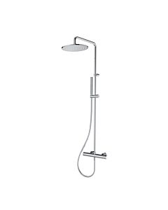 système de douche Herzbach Living Spa 2000 .01 chromé , avec douchette en plastique, Ø 250 mm